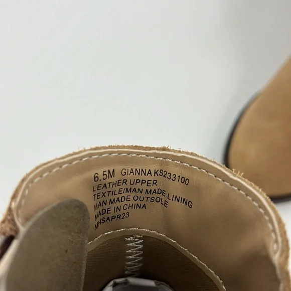 KENSIE Gianna Women’s Size 6.5 Booties Color Sand New In Box - Picture 4 of 16